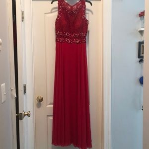 Red Prom Dress Worn Once Perfect condition